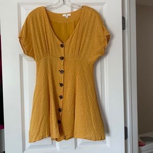 Yellow Polka Dot Dress